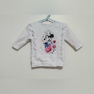Disney Minnie Mouse White Sweatshirt for Kids